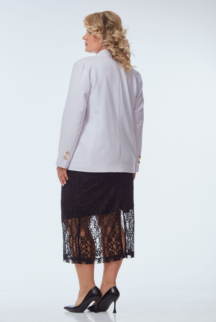 Костюм OVERYOU арт. 244/1 белый с черным