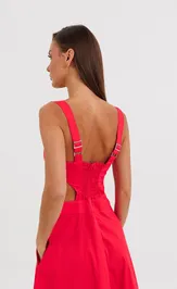 Sukienka V&N fashion 1167_krasnyj
