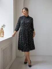 Платье NOVITA арт. 1329 белые цветы