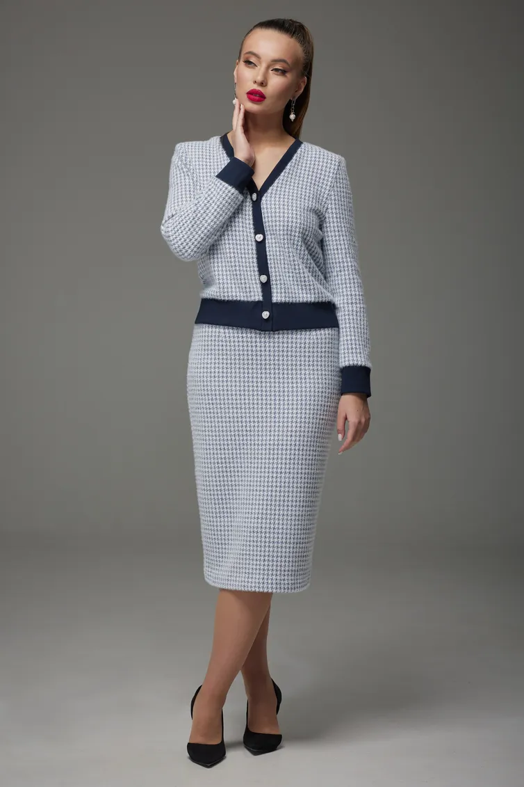 Костюм Galean Style арт. 903 голубой гус.лапка