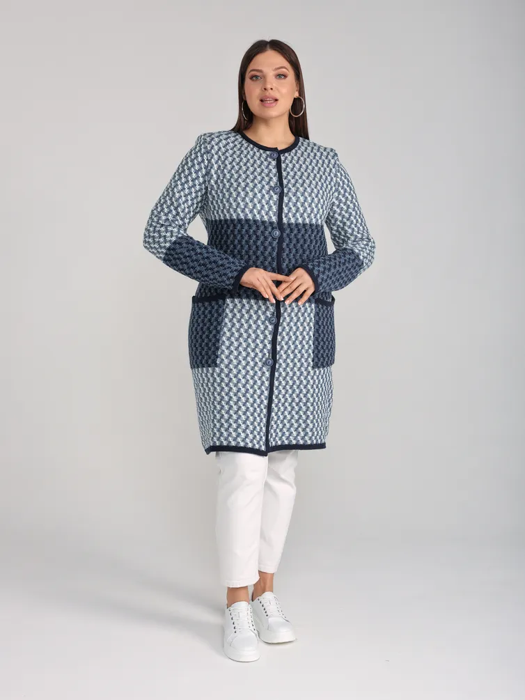 Cardigan BONADI #2091 sinij