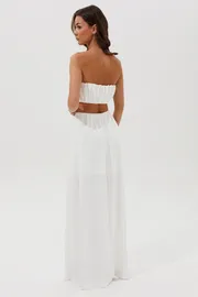 Spodnie V&N fashion #1155_belyj