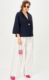 Комплект SOVA 11333 синий- молочный