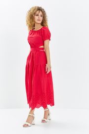 Dress Euromoda #721 krasnyj