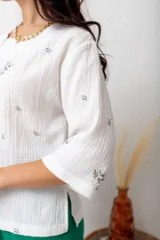 Blouse TOOK A LOOK & Angelika #TB-43m romashki