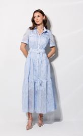 Платье Люше 4364 голубой