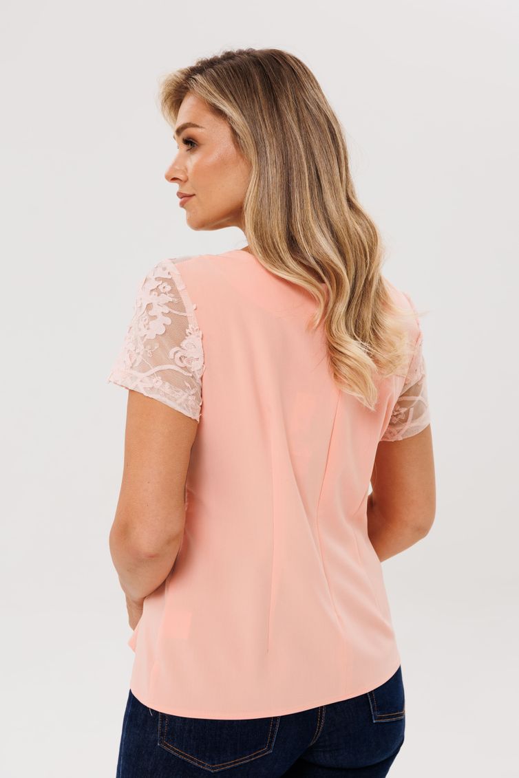 Блуза Anelli Laurel арт. 1653 персиковая дымка