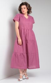 Dress Celentano 5028.1 len malinovyj