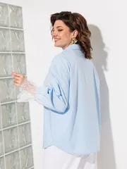 Bluzka Anastasia MAK #1352 goluboj