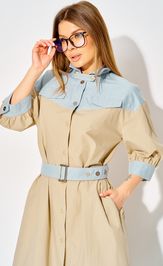 Платье LAIKONY L-434 бежевый