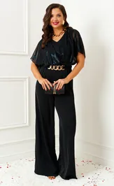 Overall Beautiful & Free 6391 chernyj/prozrachnyj