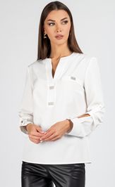 Blouse VIZAVI 739 molochnyj