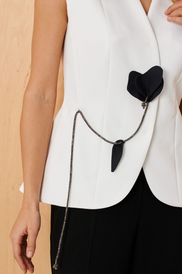 Жилет Panda арт. 122837 молочный