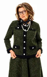 Suit Anastasia 1401 temno-olivkovyj