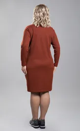 Платье NOVITA 1223 терракотовый