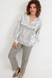 Bluzka BegiModa #4142 krugi na belom