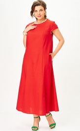 Платье SOVA 11322 красный