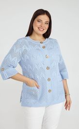 Кардиган BONADI 2187 голубой