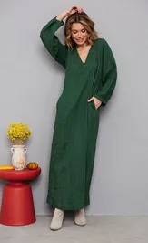 Платье Амулет 9904/164 изумруд