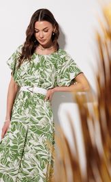 Платье Люше 4381 зеленый