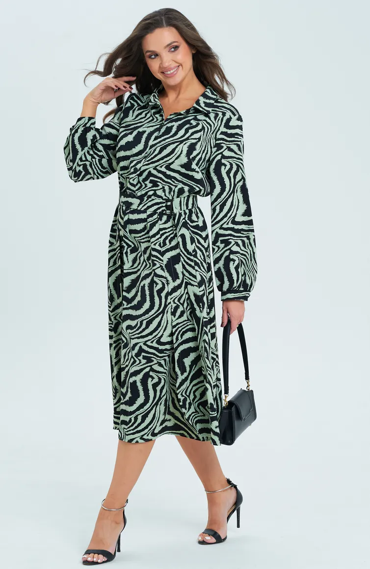 Sukienka Verita moda #N-2317 zebra
