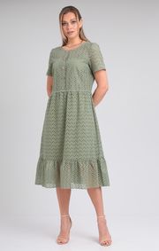 Dress Verita moda #N-2216 oliva