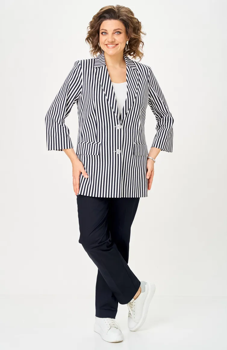 Garnitur BelElStyle #762-324/609-323 sinij print