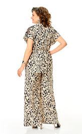 Костюм Michel Chic 1408 бежевый, черный