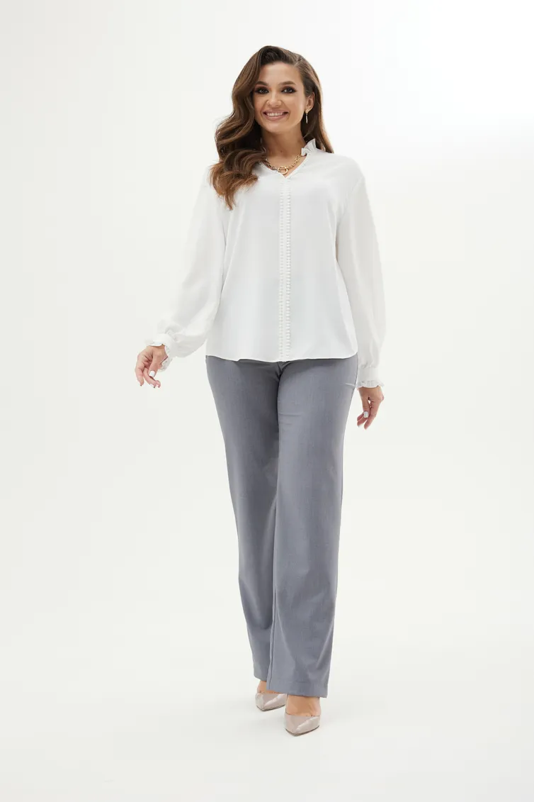 Bluzka MALI #623-045 belyj