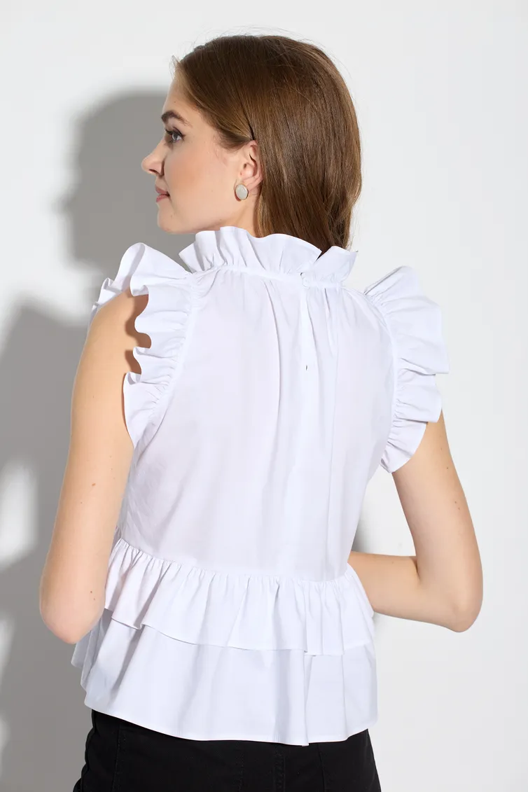Bluzka STEFANY #418a belyj