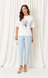 T-Shirt Panda 121543 molochno-goluboj