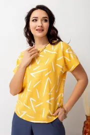Blouse TOOK A LOOK & Angelika #TB-97l geometriya