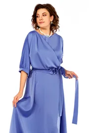 Sukienka Olga Style #S959 nebesno-sinij