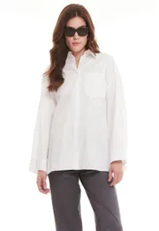 Blouse Elema #2K-1033 belyj 164