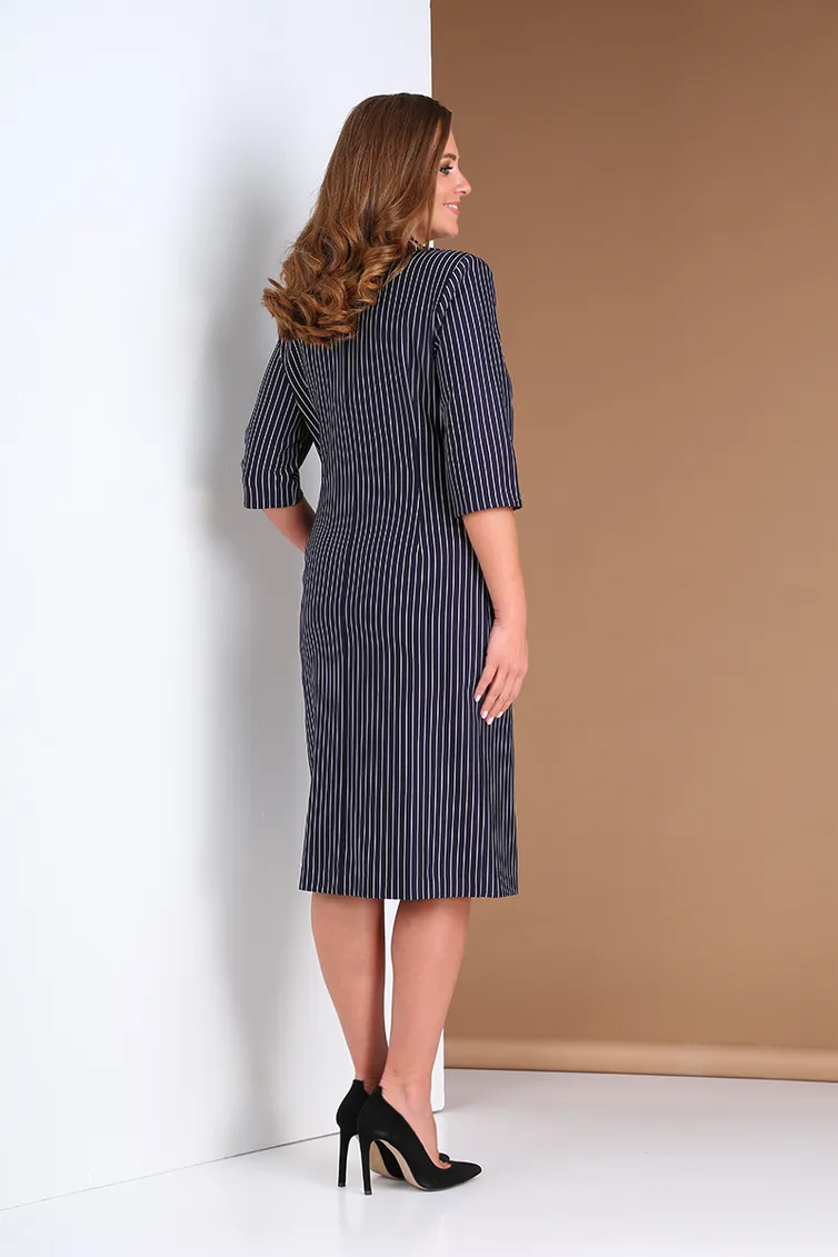 Платье Andrea Style арт. 0399 син