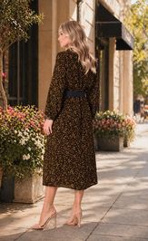 Платье Anastasia 1270 черно-коричневый