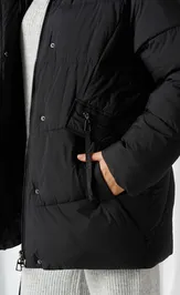 Coat Beautiful & Free 1018 chernyj