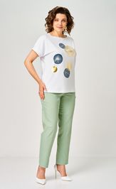 Брюки Rumoda 2289 фисташковый