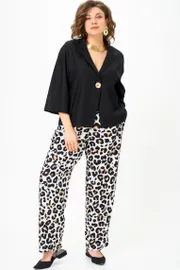 Garnitur SOVA #11332 chernyj- leopard