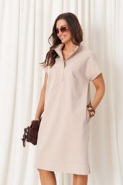 Sukienka PND #86183 bezhevyj