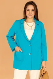 Żakiet TOOK A LOOK & Angelika #AZh-08 biryuza