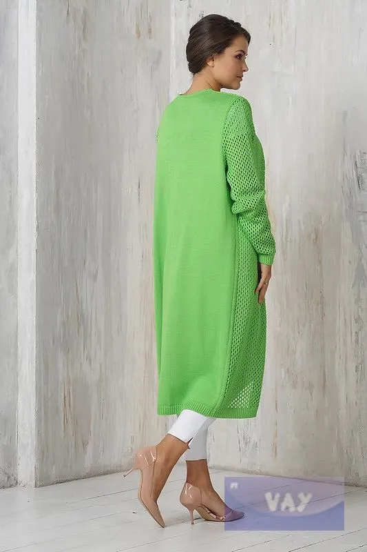 Джемперы, кардиганы, жакеты Newvay арт. 1450 зел ябл