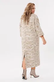 Sukienka Michel Chic #2113/2 bezhevyj, belyj