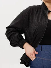 Бомбер Ava fashion арт. М-169 черный