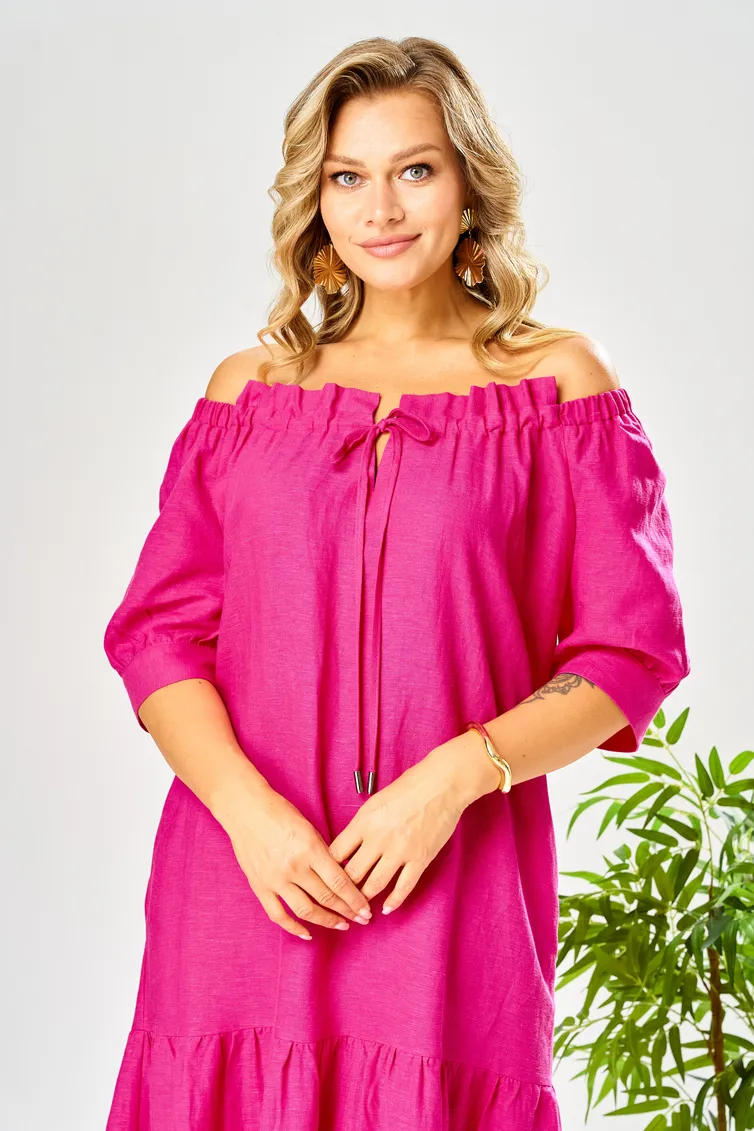 Платье Ava fashion арт. М-211 фуксия