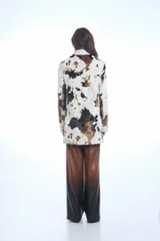Coat Elema #9-2023 molochnyj print 164