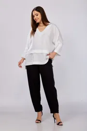 Bluzka MALI #625-057 belyj