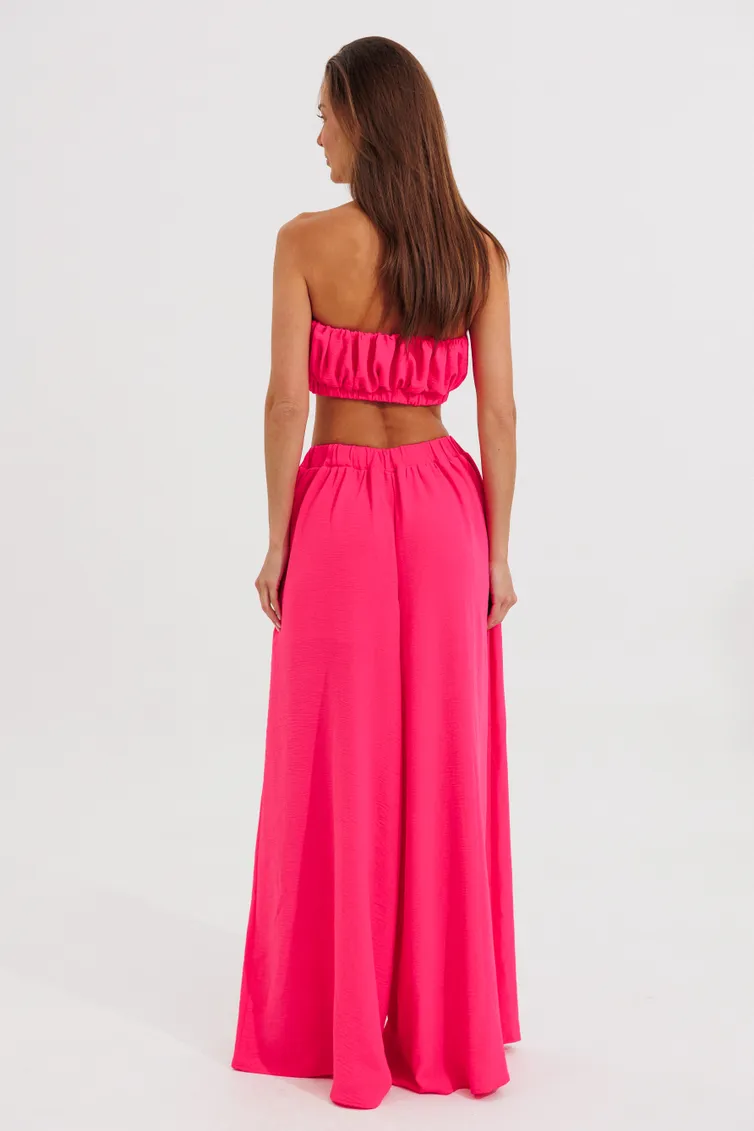 Spodnie V&N fashion #1155_malinovyj