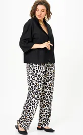 Garnitur SOVA 11332 chernyj- leopard