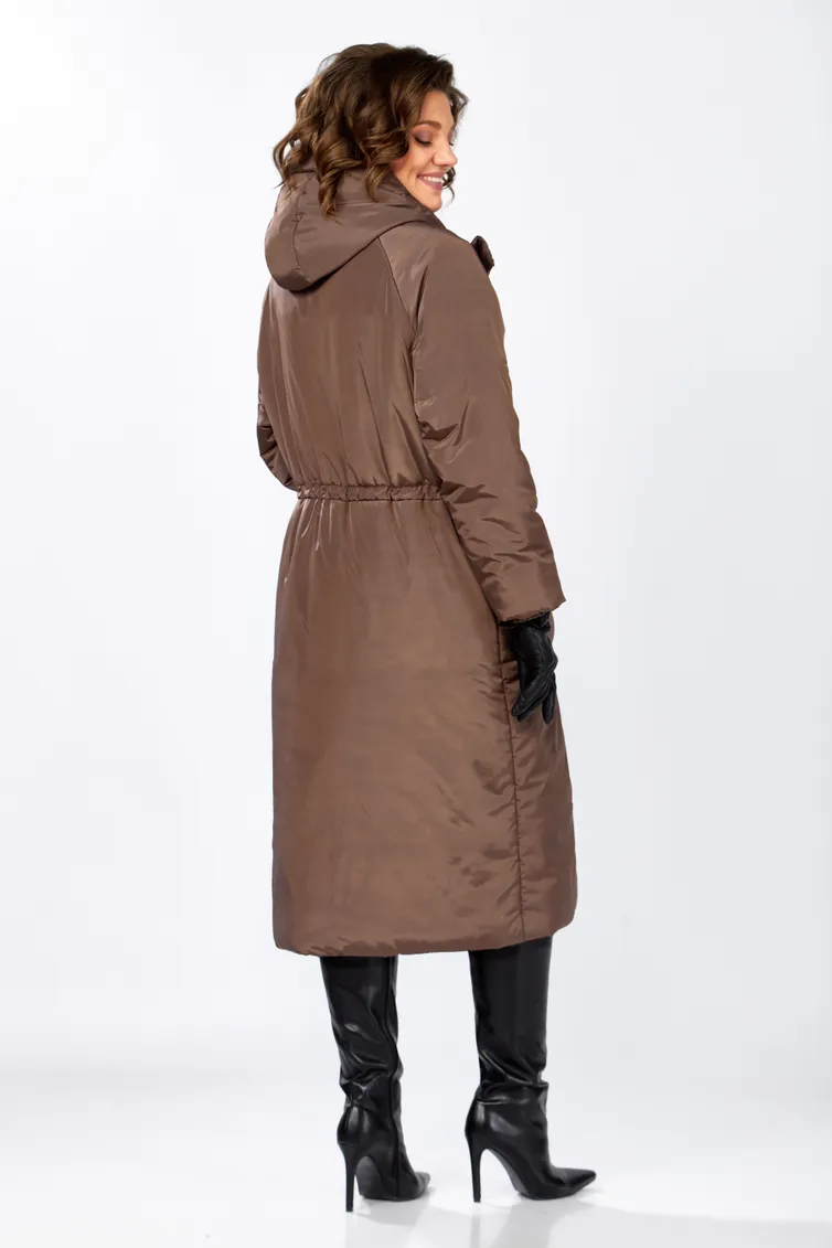 Płaszcz LS #8295 shokolad
